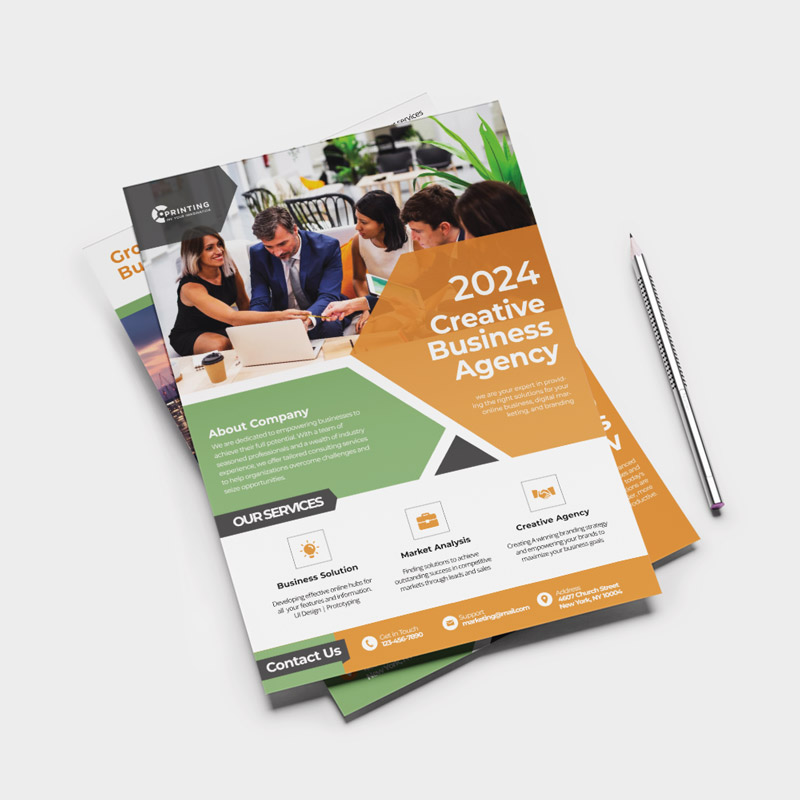 Flat Flyers & Brochures
