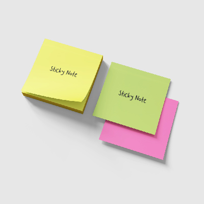 Sticky Notes  (100 Sheets Per Pack)