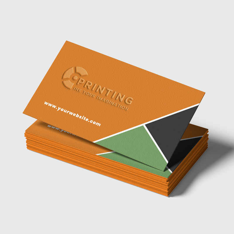 Debossed Business Cards 1